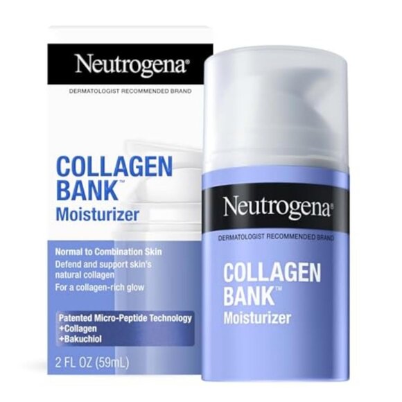 Collagen Bank Face Moisturizer, Daily Anti-Aging Face & Neck Firming Collagen Cr - Picture 1 of 6